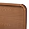 Baxton Studio Demeter Mid-Century Walnut Brown Finished Wood Full Size Platform Bed 156-9407-9428 - alternate 7
